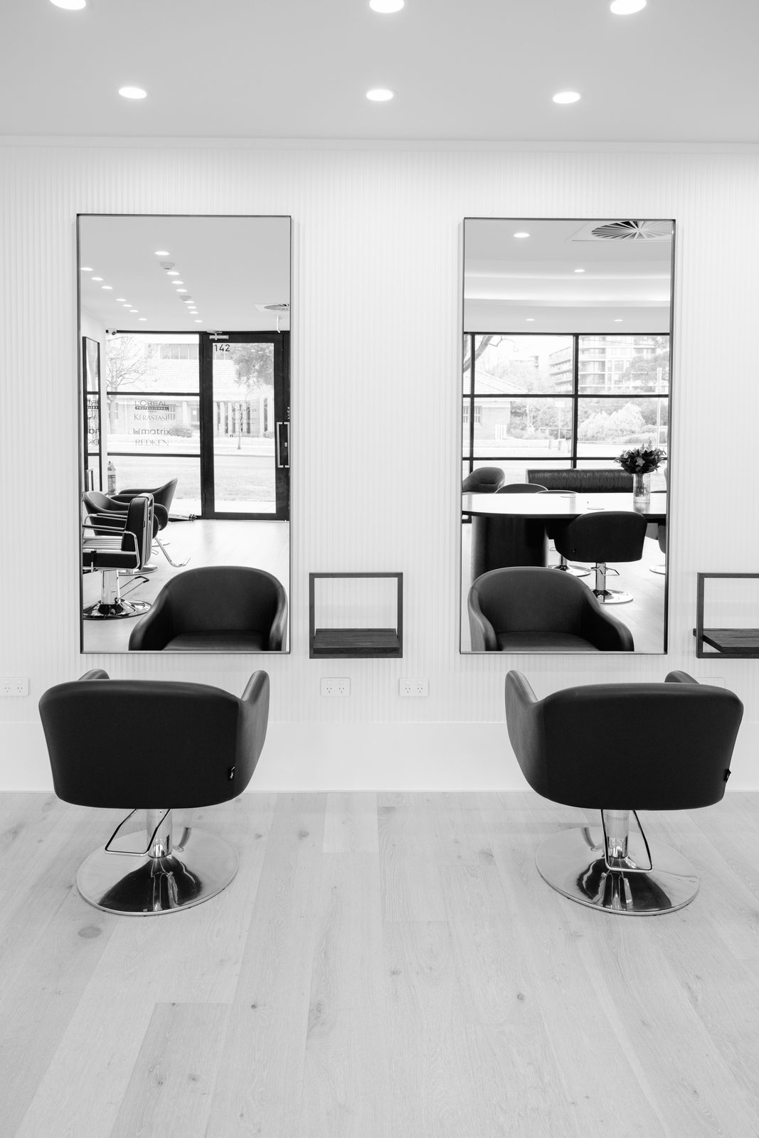 Axis Salon styling stations